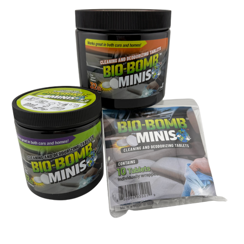 Bio-Bomb Minis: Dissolvable Cleaning & Deodorizing Tablets