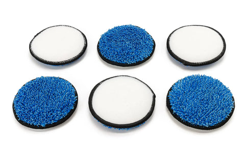 U.F.O. Upholstery & Fabric Orbital Microfiber Pads - 6 pack